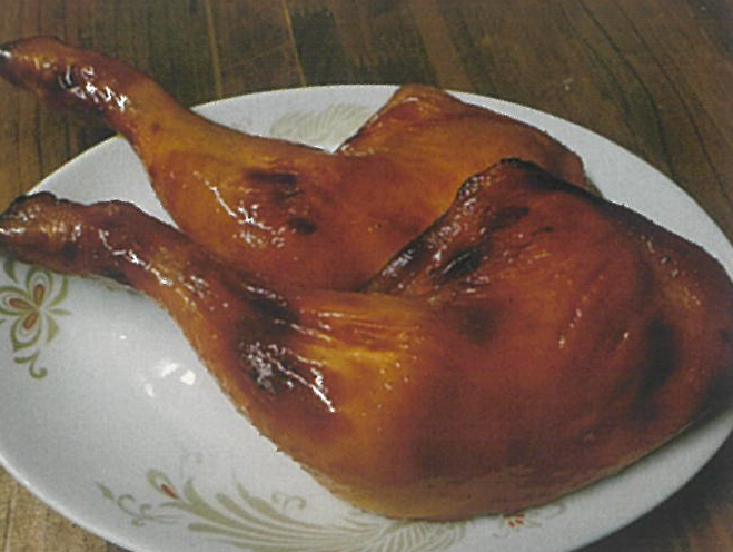 鶏骨付き肉の中華照り焼き